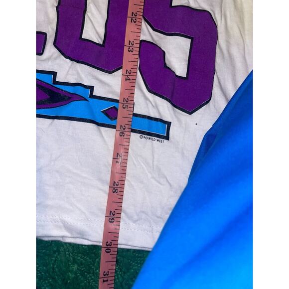 Vintage Misprint Shirt Arizona Taos Las Vegas Sample White Medium OOAK Tee - Picture 11 of 11